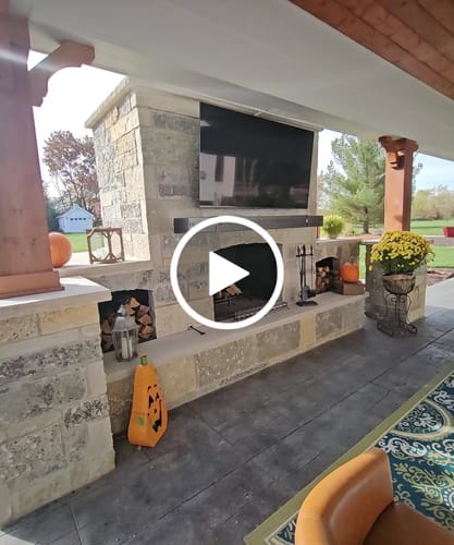 Customer video review of Custom Aged Iron Floating Mantel Shelf: Non-Combustible, 25+ Finishes, Any Size - Stoll Industries