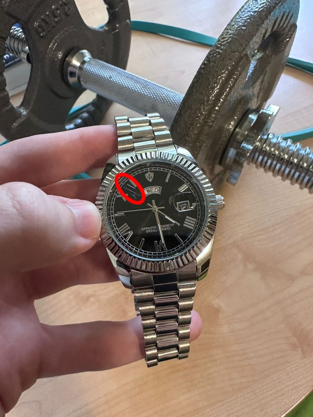Customer photo review of Apex Watch