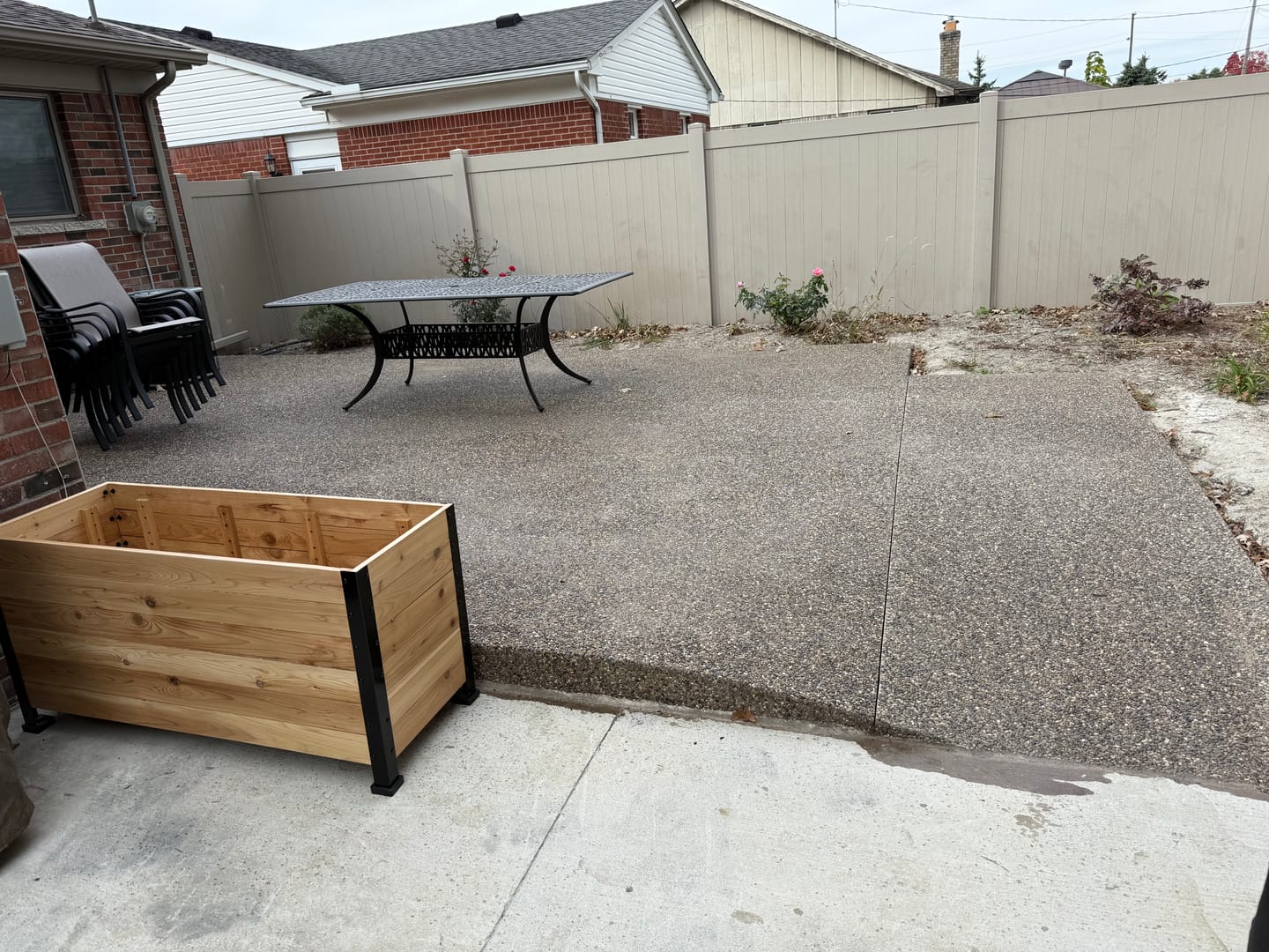 Customer photo review of 18" x 48" Planter Box - 24" Tall