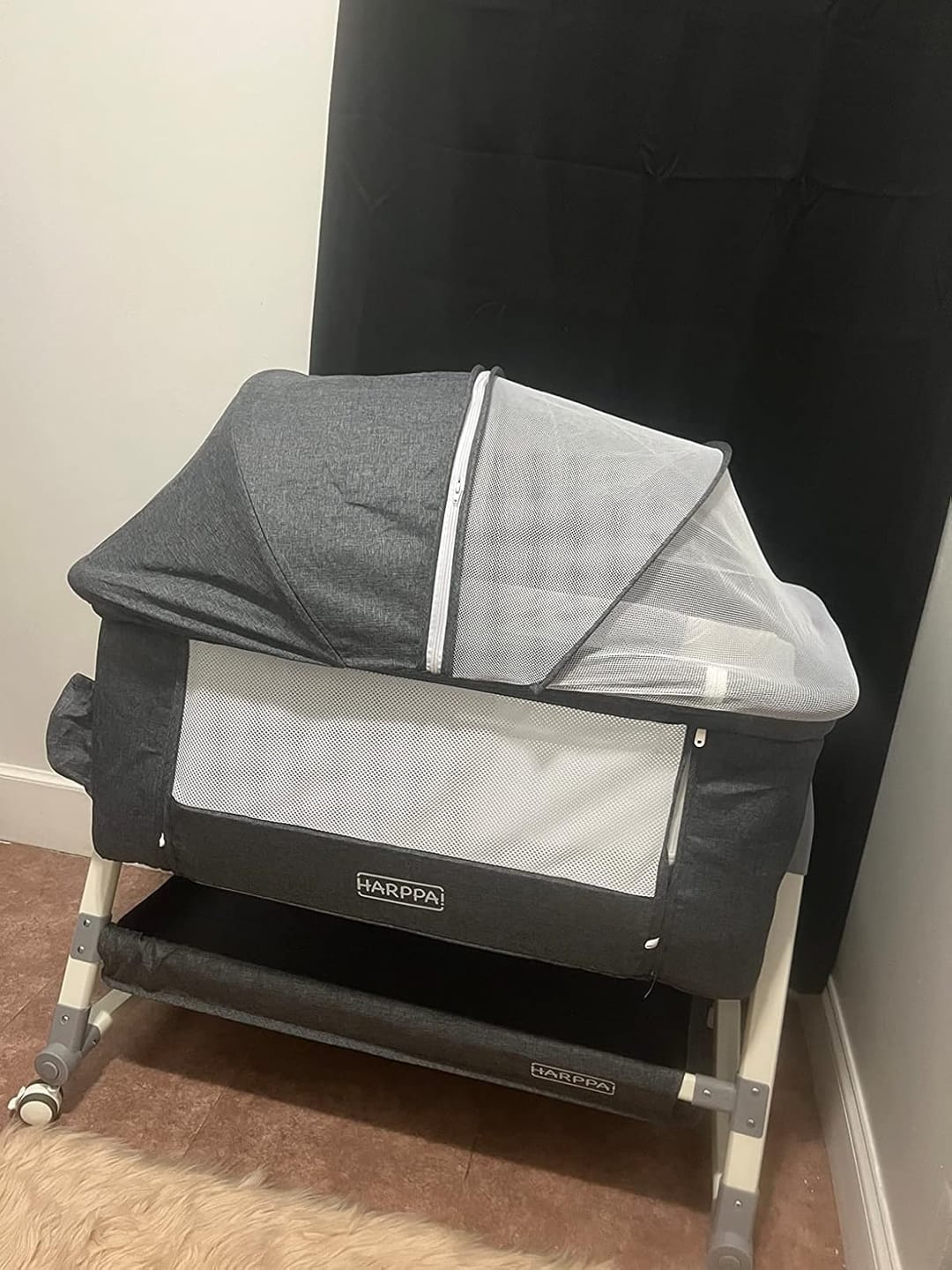 Customer photo review of HARPPA Cuddly | 3-in-1 Baby Bassinet Bedside Sleeper