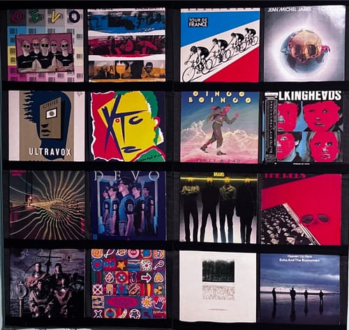 Customer photo review of 12" Vinyl Record Display Frame - LP Wall Storage