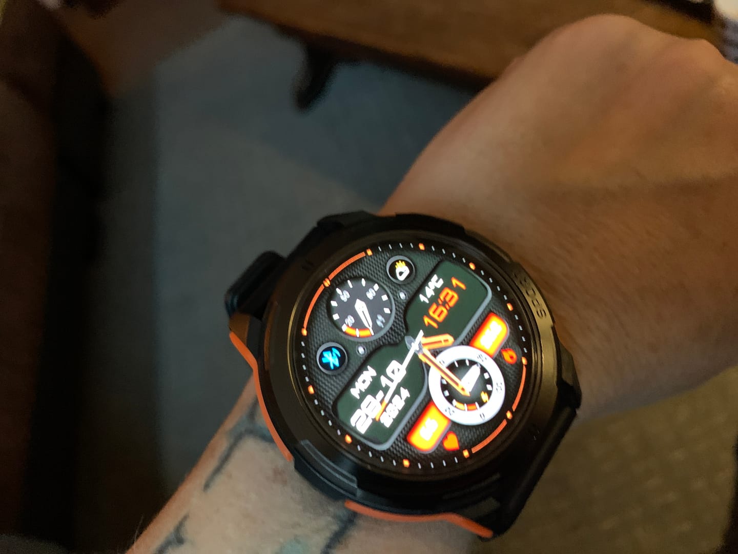 Customer photo review of Hard Hat Smartwatch