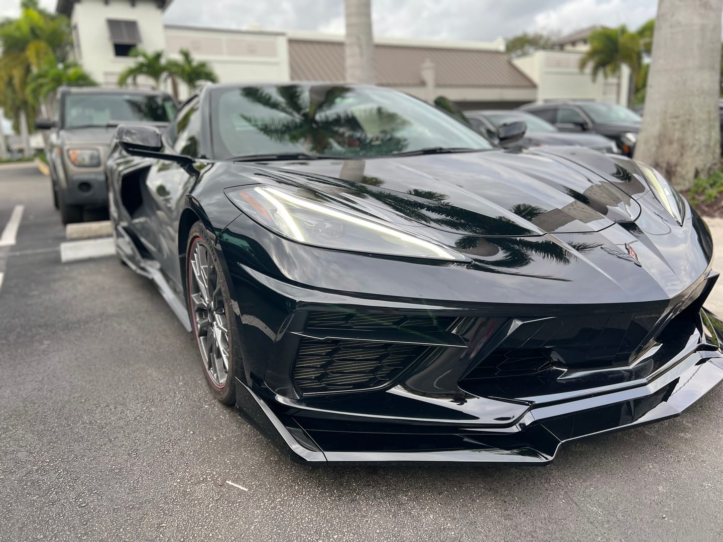 Customer photo review of Corvette C8 Extended Front Splitter Lip
