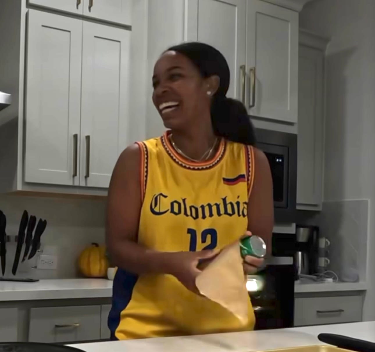 Customer photo review of Colombia Custom Basketball Jersey