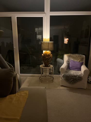 Customer photo review of Tischlampe Wurzelholz FICUS Höhe 70 cm