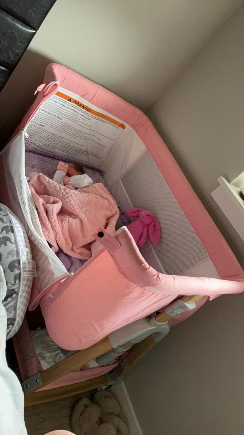 Customer photo review of HARPPA Cuddly | 3-in-1 Baby Bassinet Bedside Sleeper