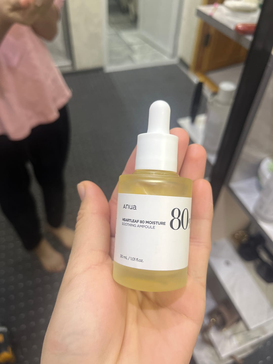 Customer photo review of Nomierinošs serums Anua Heartleaf 80% Soothing Ampoule