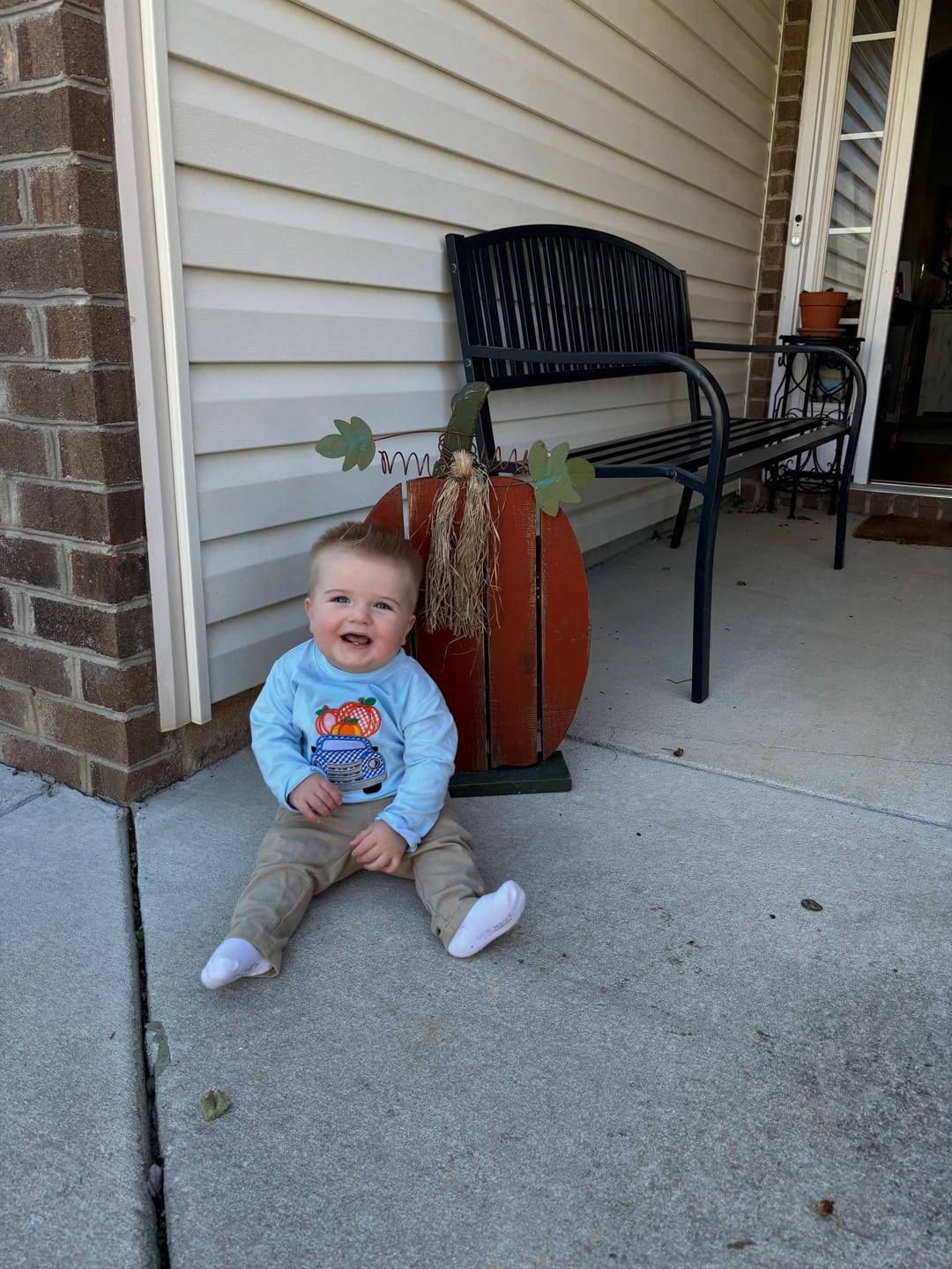 Customer photo review of Bountiful Pumpkin Olivia Legging Set
