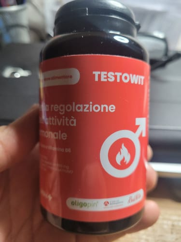 Customer photo review of TESTOWIT - Regolazione ormonale 120 cps NEW!