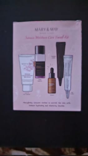 Customer photo review of Mary&May - Kit de voyage soins intenses et hydratants