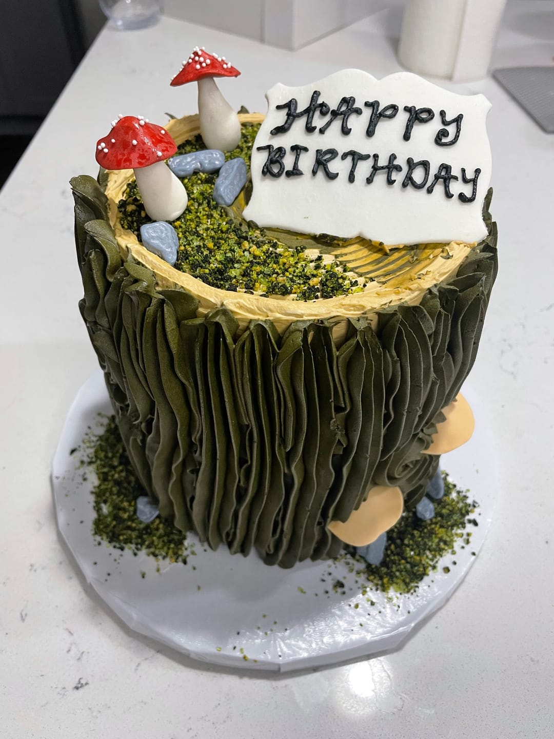 Customer photo review of Mushroom Cake
