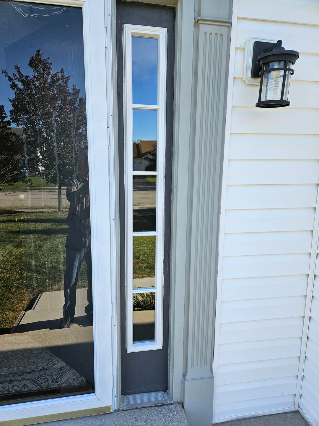 Customer photo review of Clear 5 Lite Glass and Frame Kit (Full Sidelite)