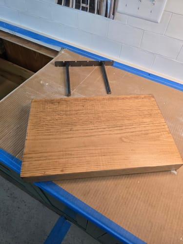 Customer photo review of Rustic Floating Shelves