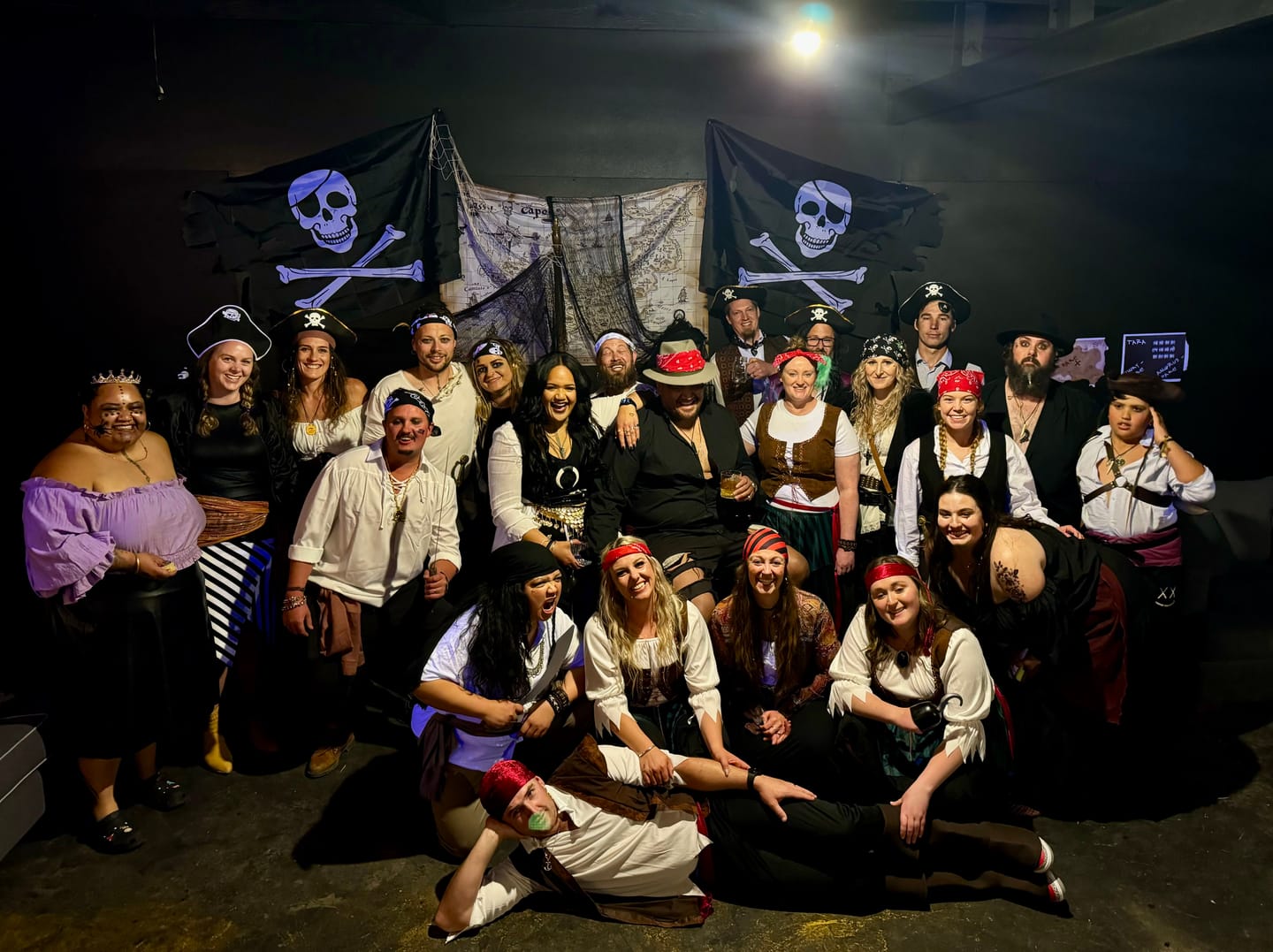 Customer photo review of Pirate Murder Mystery Host Your Own Game Kit