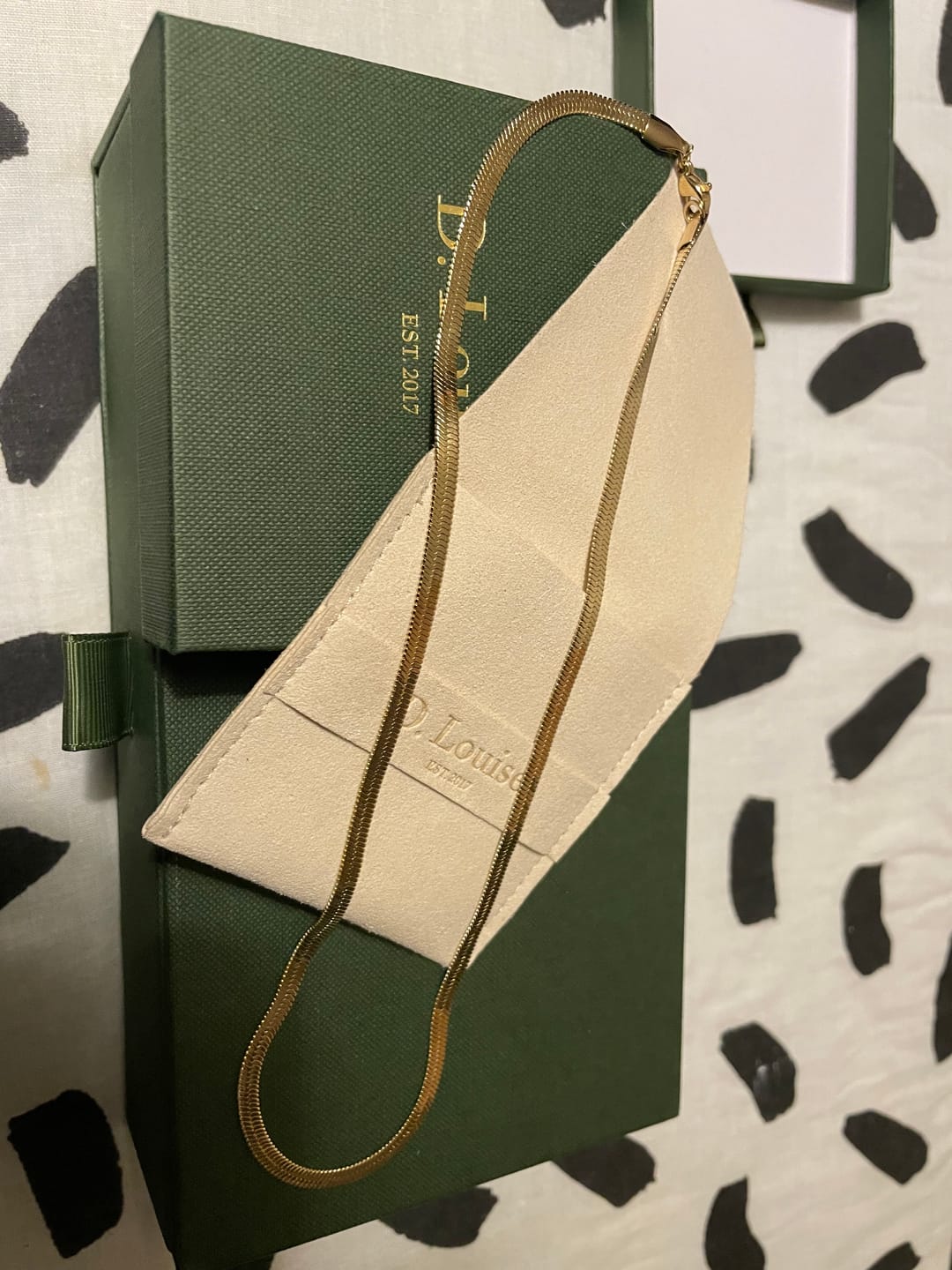 Customer photo review of Essentials Snake Chain Necklace