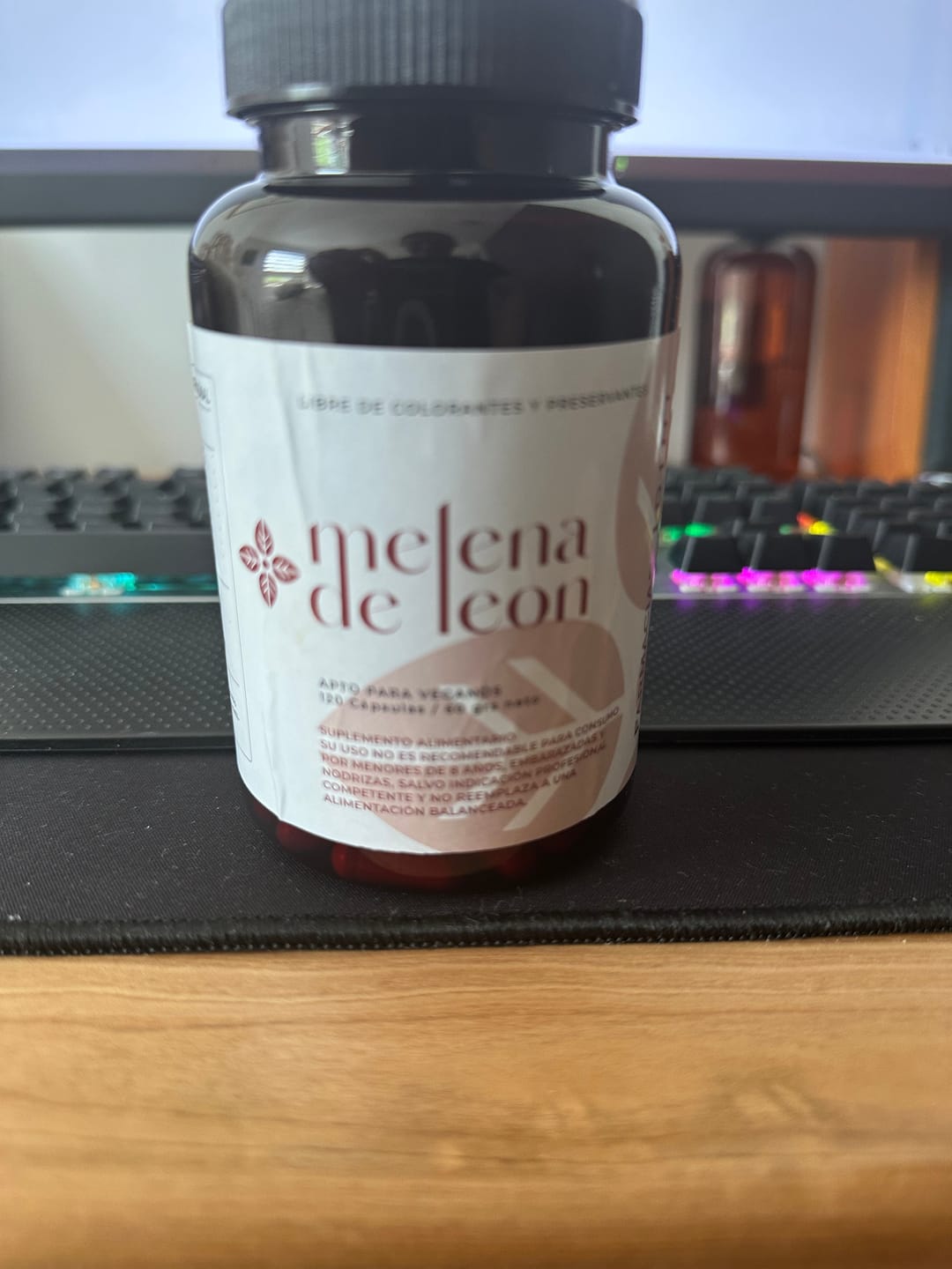 Customer photo review of MELENA DE LEON 120 CAPSULAS PARA 2 MESES (IDINI)