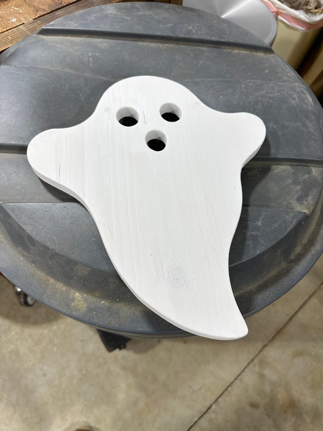 Customer photo review of 13.5x11.5" Ghost 1 Acrylic Router Template [Limited Edition]