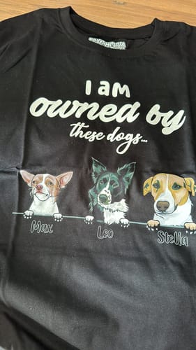 Customer photo review of Animated Pets - TEE