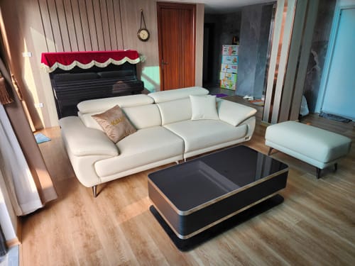 Customer photo review of Sofa văng da cao cấp PERRY 2 chỗ tựa gật gù