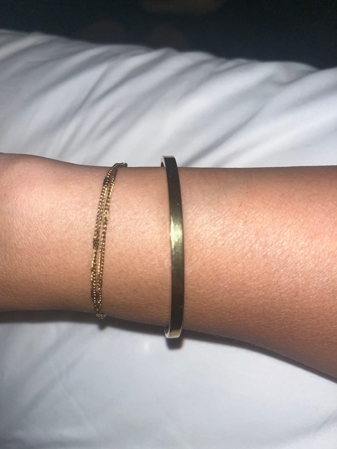 Customer photo review of Classic Flat Bangle