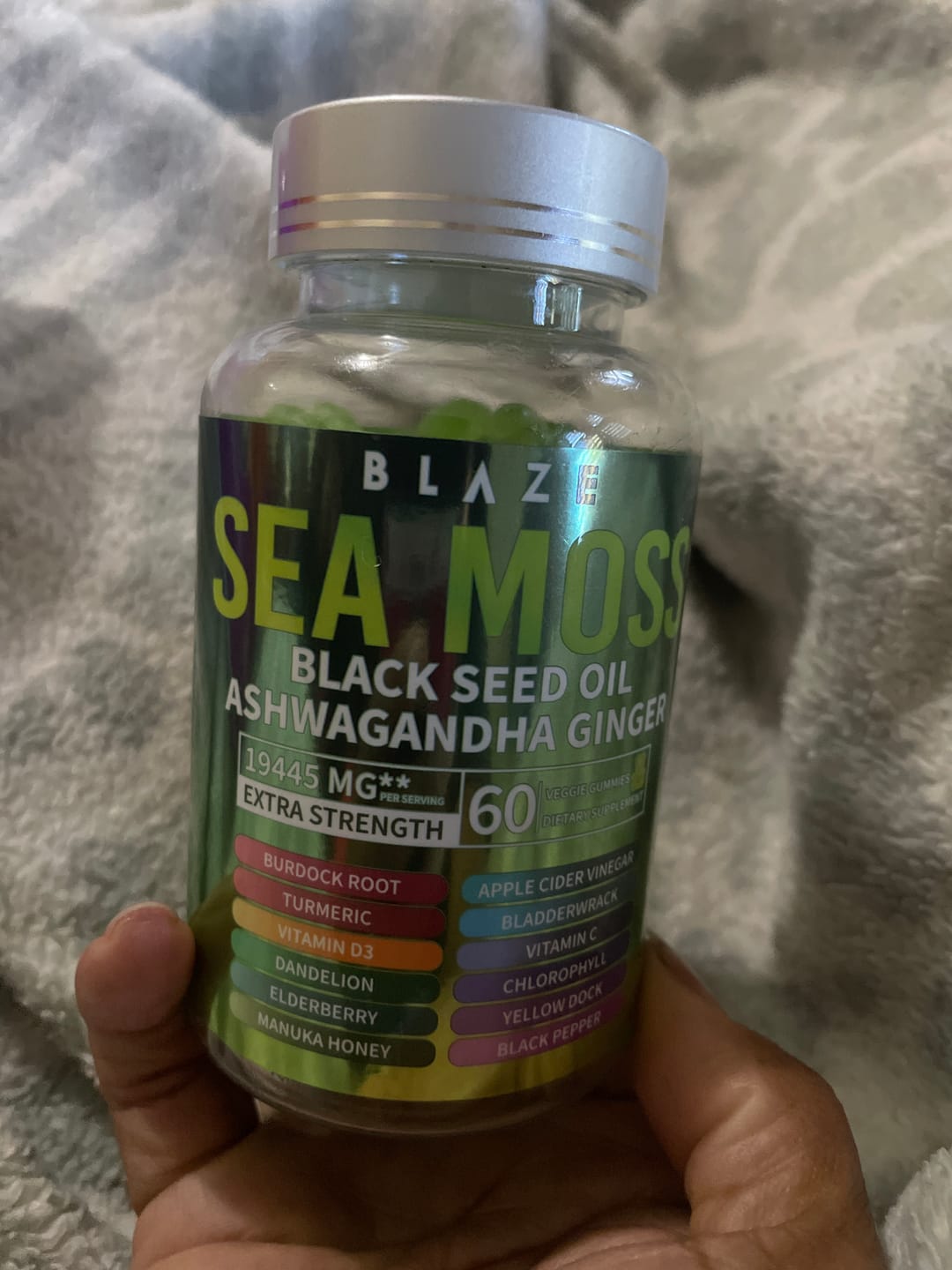 Customer photo review of Sea Moss Extra Strength