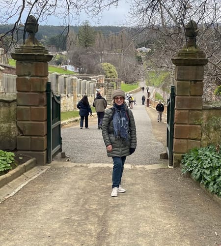 Customer photo review of Sage Duck Down Puffer Coat