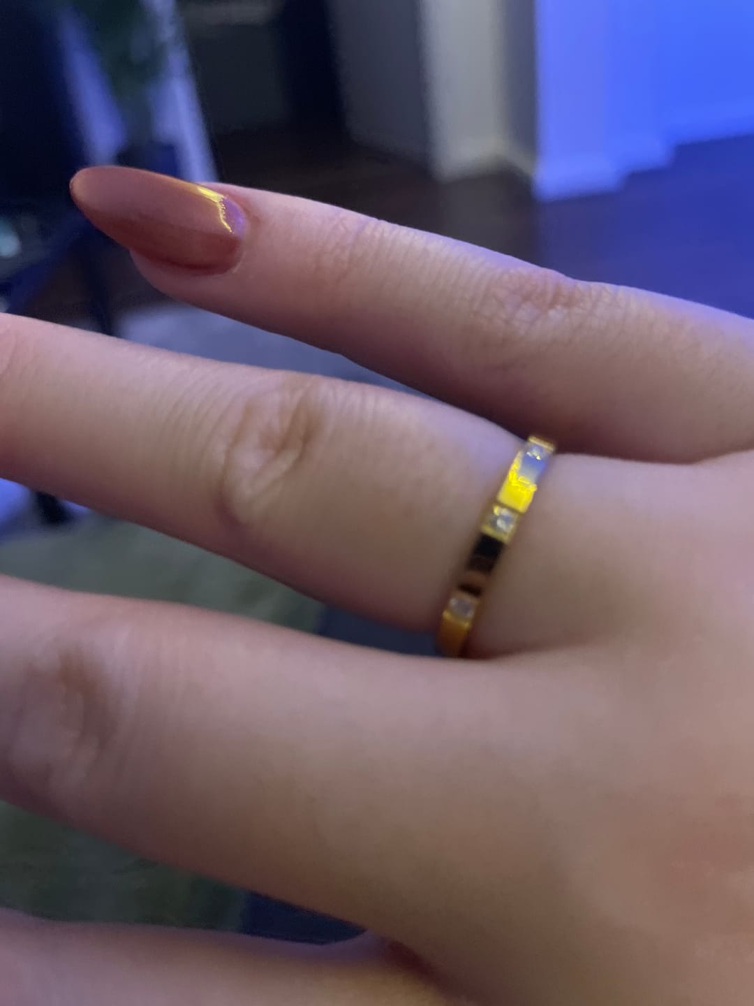 Customer photo review of Lola Ring | 18K vergoldet