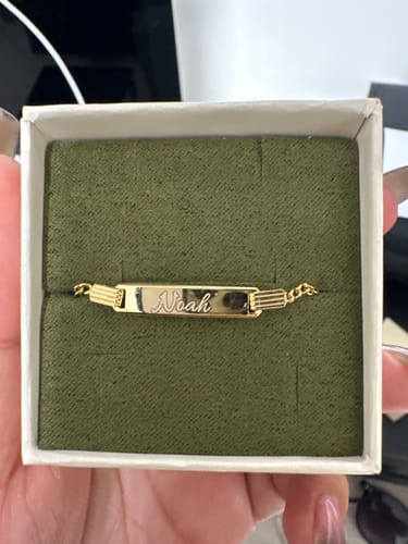 Customer photo review of Bracciale Nome Bimbo