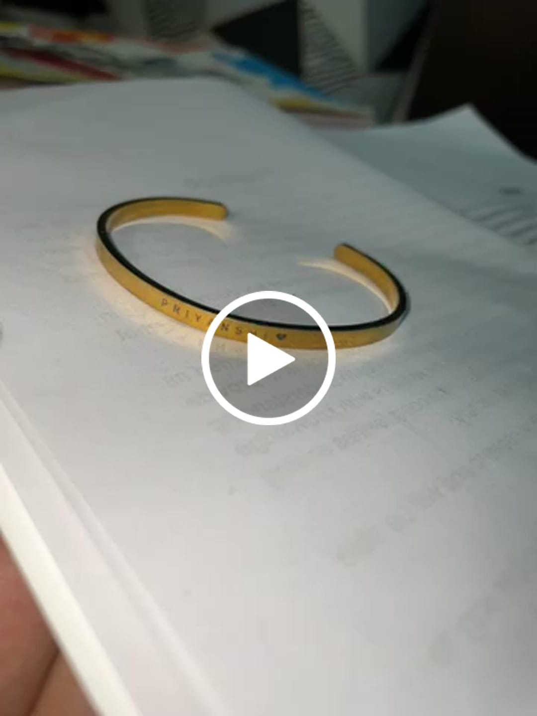 Customer video review of Personalised Classic Bracelet