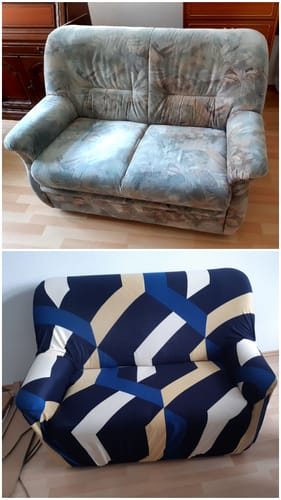 Customer photo review of Nicor - Sofabezüge für klassische und Ecksofas - Das Haus der Überzüge