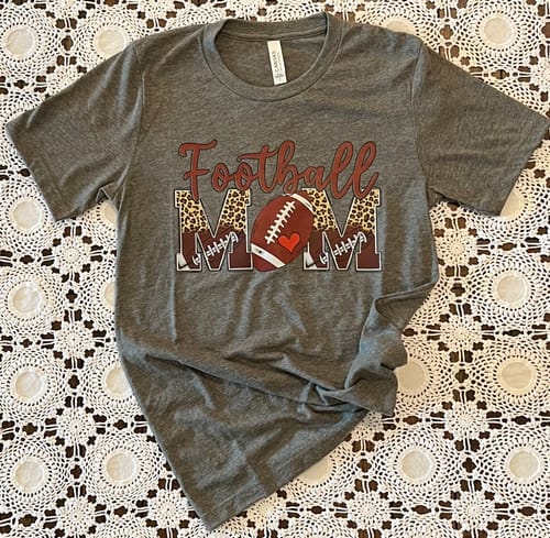 Customer photo review of FOOTBALL MOM DTF Transfer