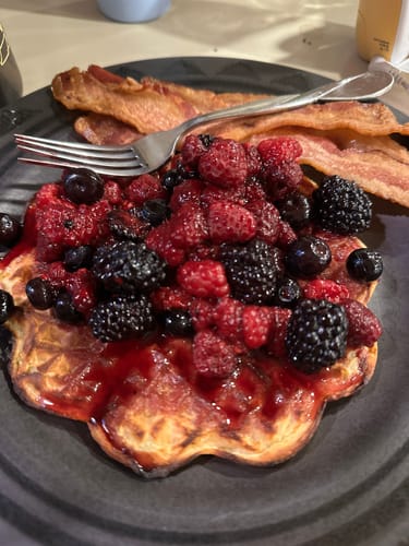 Customer photo review of Vanilla Viking Waffles (Keto Friendly)