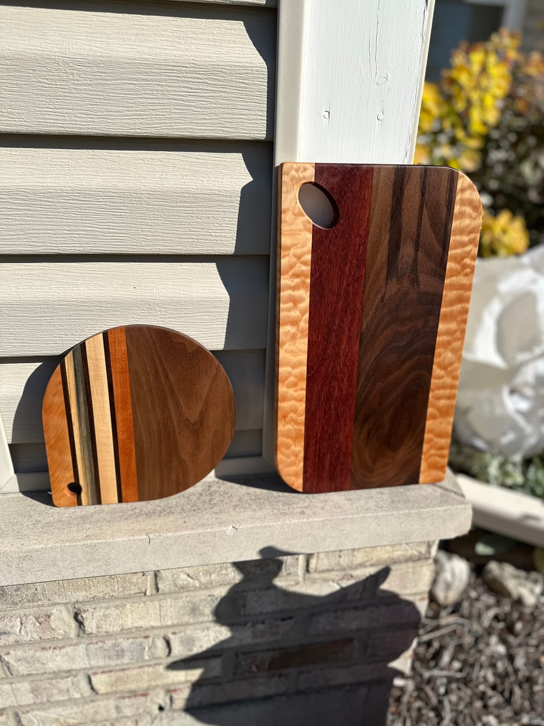 Customer photo review of 17x10" Partially Radiused Rectangle Serving Board Acrylic Router Template