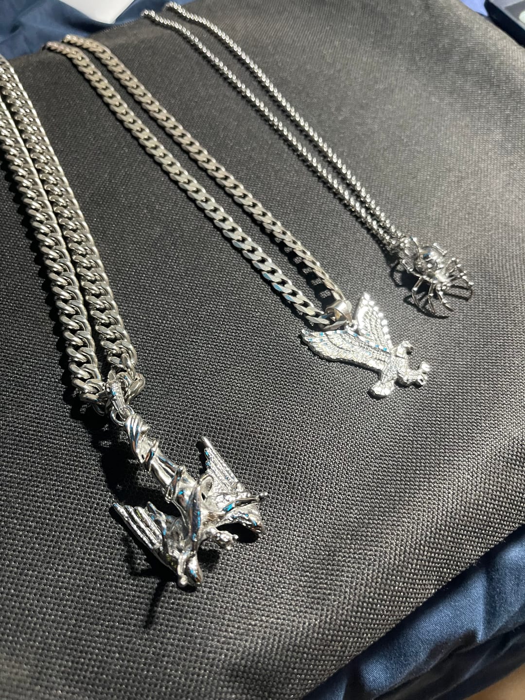 Customer photo review of FALLEN ANGEL PENDANT