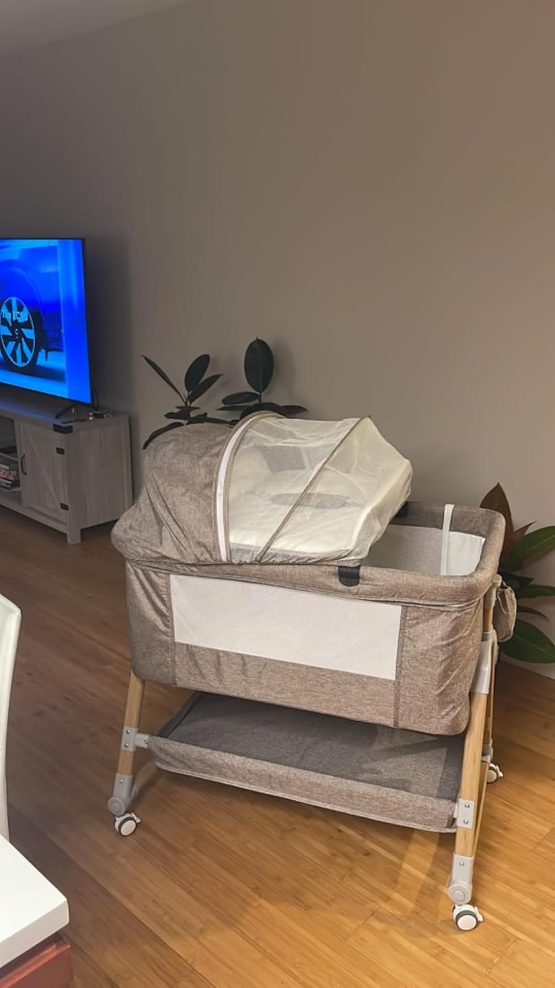 Customer photo review of HARPPA Cuddly | 3-in-1 Baby Bassinet Bedside Sleeper