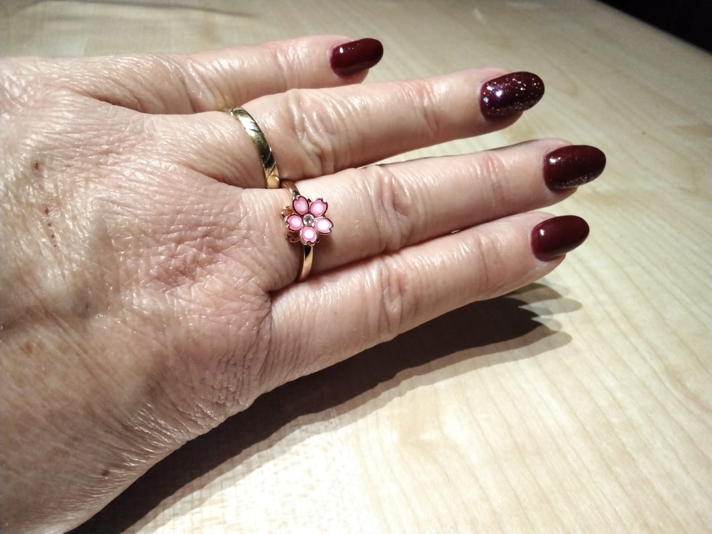 Customer photo review of Bague d'Anxiété Ajustable Sakura