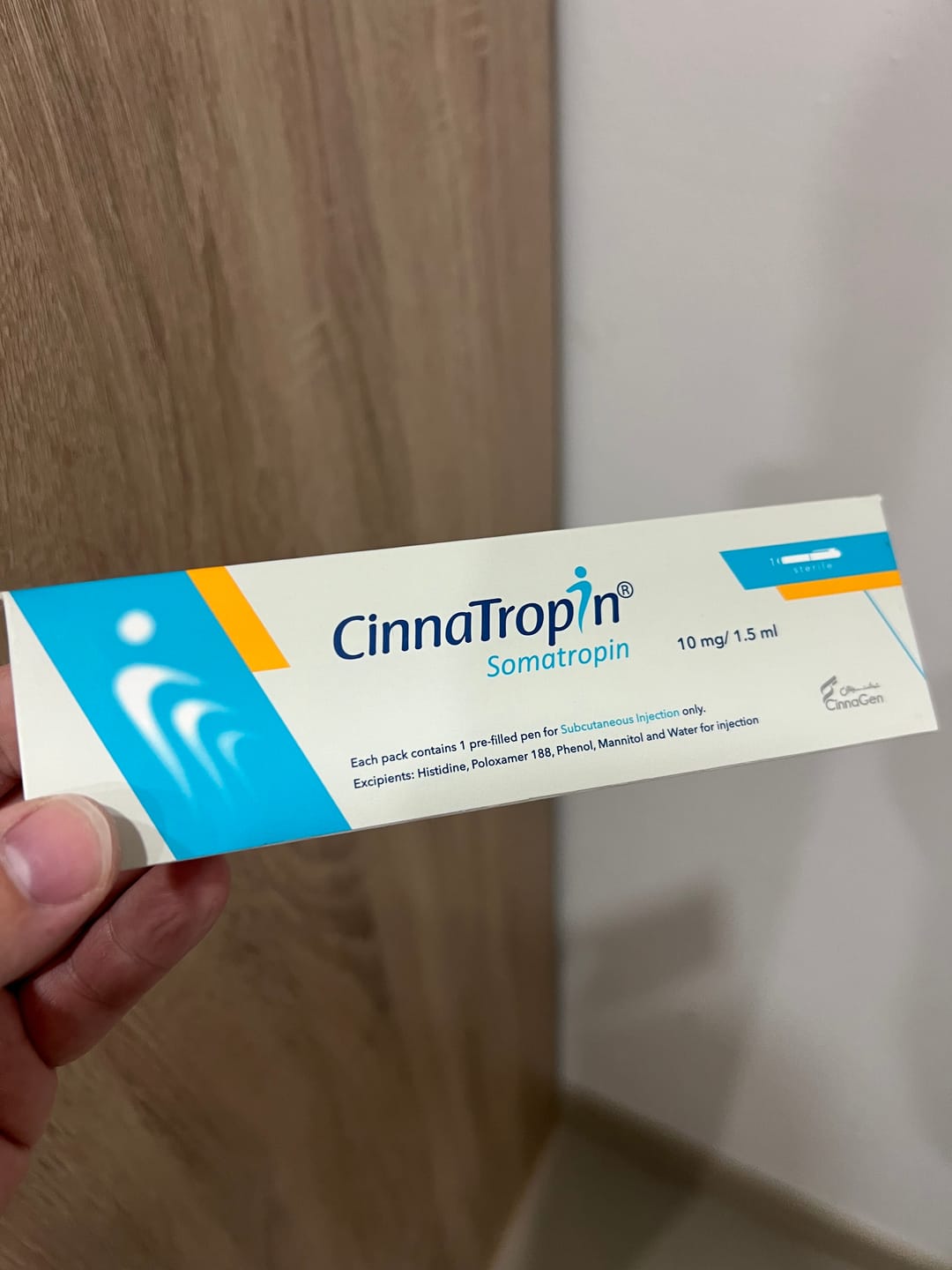 Customer photo review of CinnaTropin 10 mg 30 IU