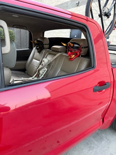 Customer photo review of Red Hannya Mask