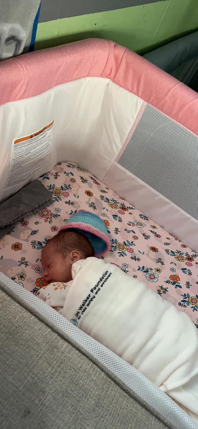 Customer photo review of HARPPA Cuddly | 3-in-1 Baby Bassinet Bedside Sleeper
