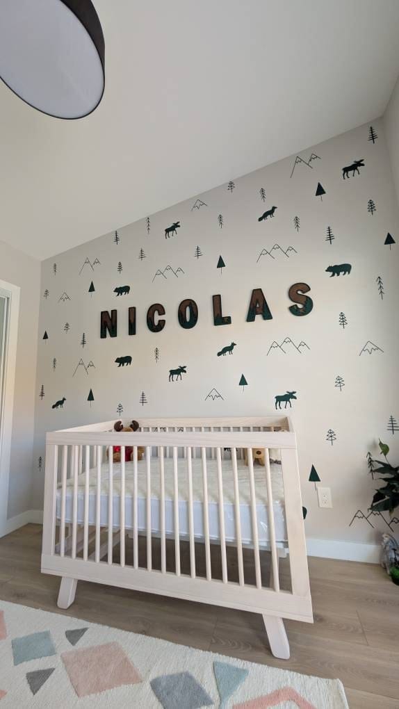 Customer photo review of Wilderness Wall Decals