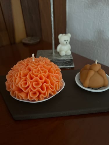 Customer photo review of Molde de flor de cempasúchil Grande