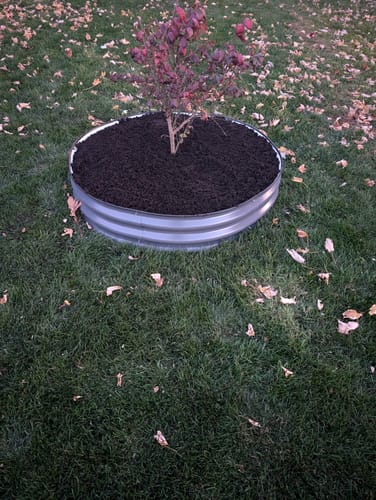 Customer photo review of 8" Tall Large Round