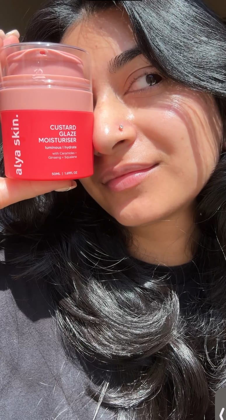 Customer photo review of Custard Glaze Moisturiser