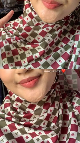 Customer photo review of Monogram Square (Burgundy)