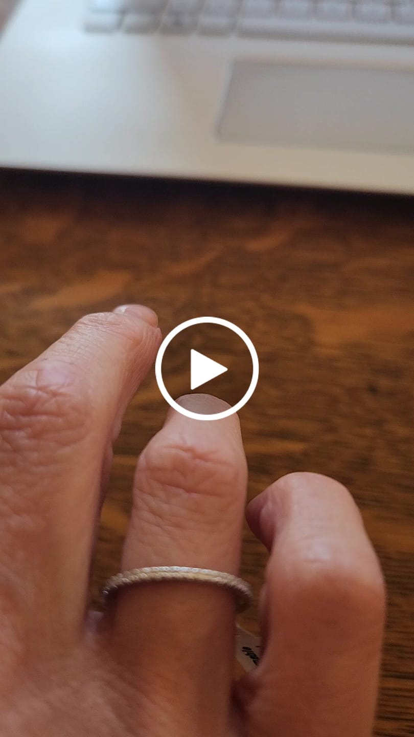 Customer video review of Pave CZ Eternity Ring in Sterling Silver