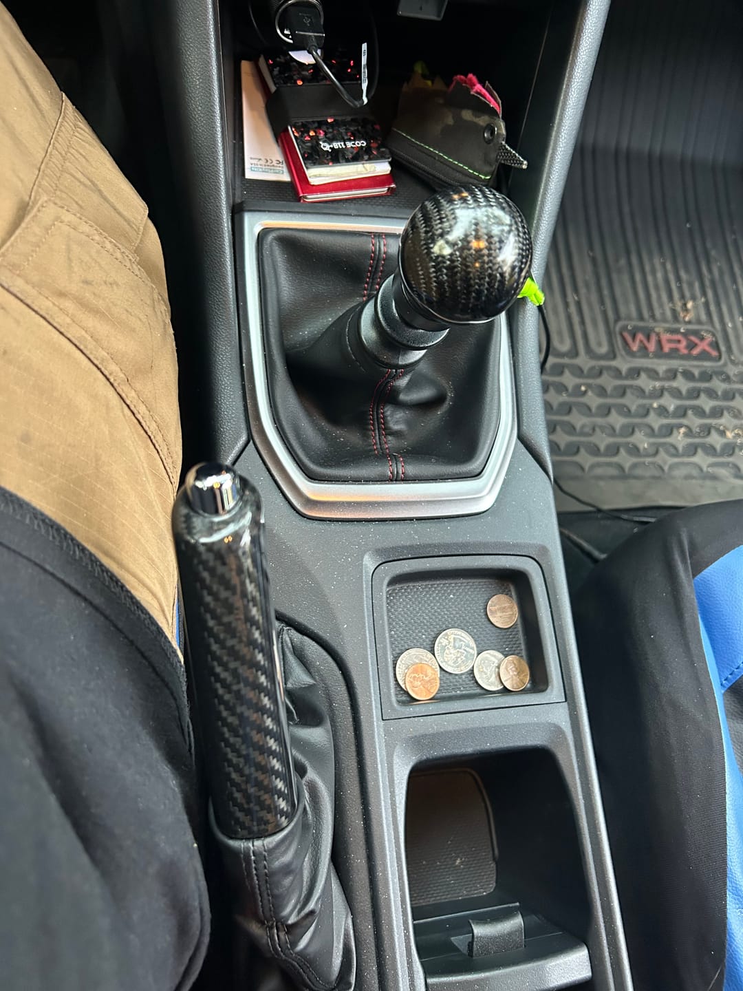 Customer photo review of Weighted Black Carbon Fiber Shift Knobs