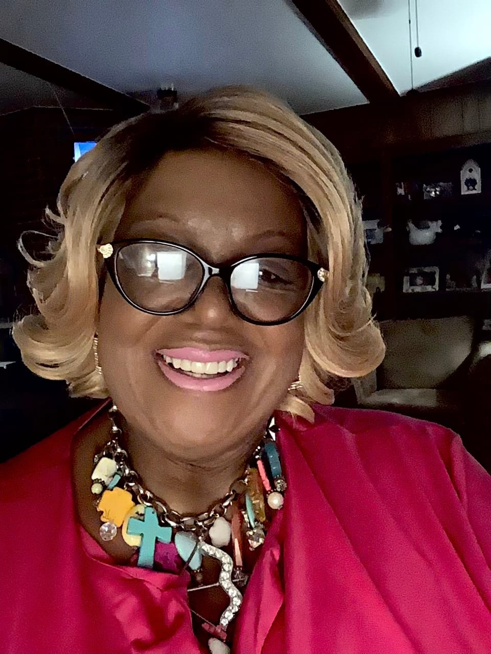 Customer photo review of It's A Wig Dream A Line Synthetic Hair Wig - MAGIC
