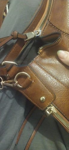 Customer photo review of Hobo Leather Anti-Theft Handbag (free gift)