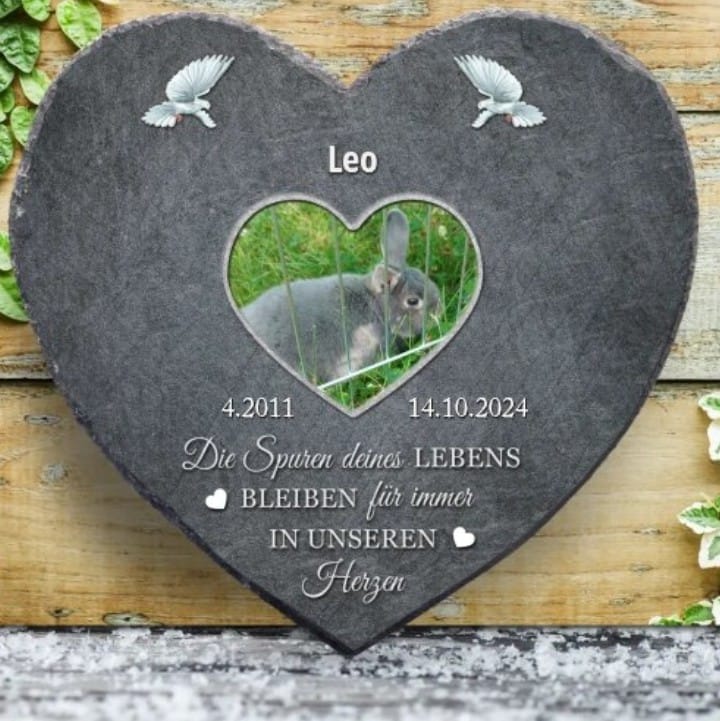 Customer photo review of Für immer - Individuelles Schieferherz