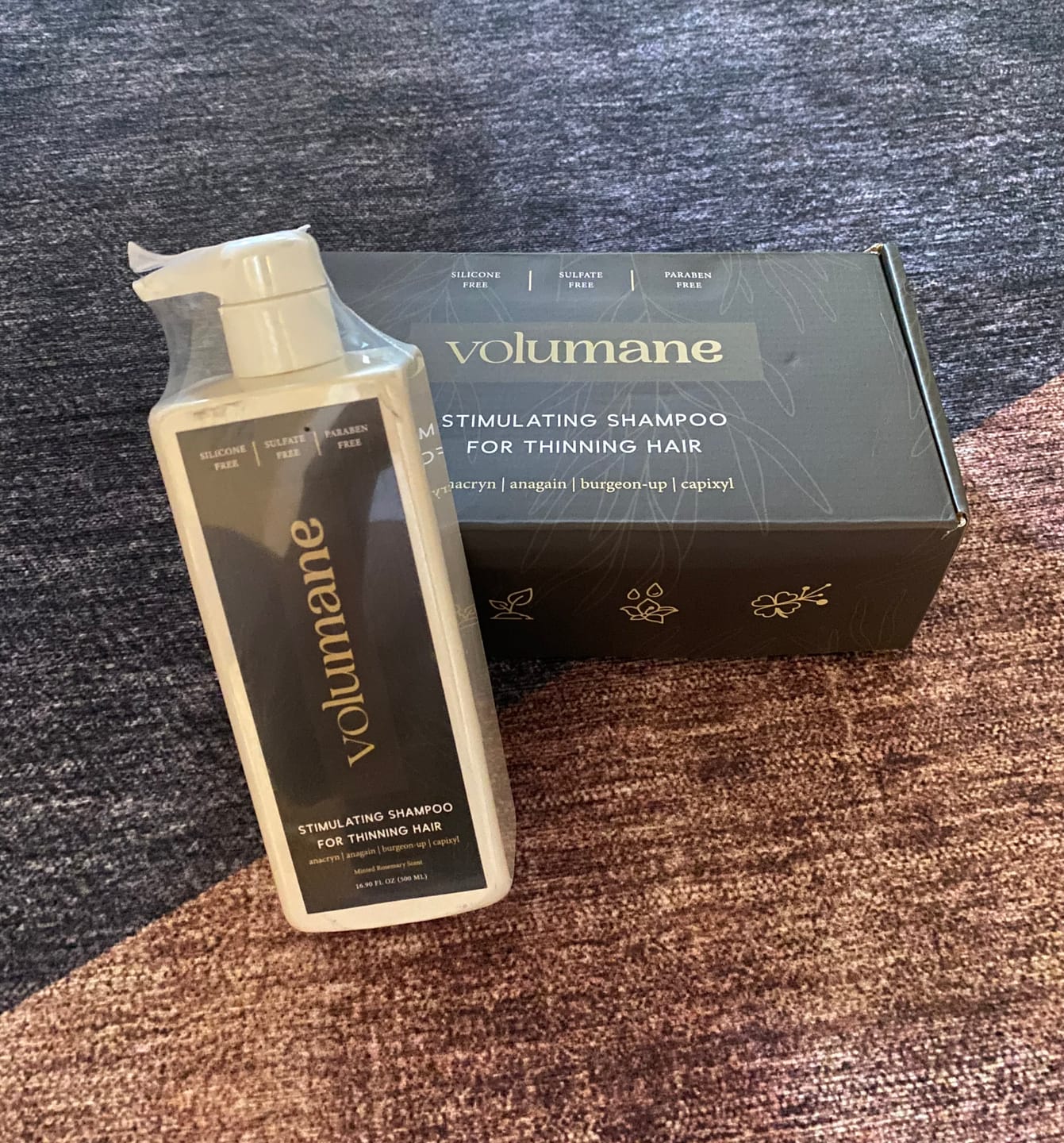 Customer photo review of Volumane Anti-Thinning Stimulating Shampoo